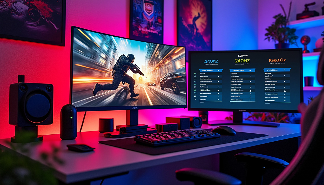 Quels écrans 240Hz offrent la meilleure performance pour les gamers ?