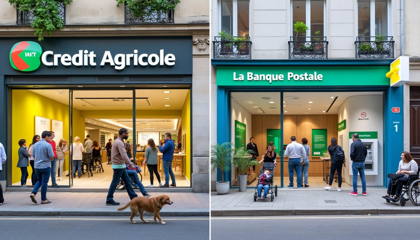 Crédit Agricole vs La Banque Postale : quelle banque est la plus accessible ?