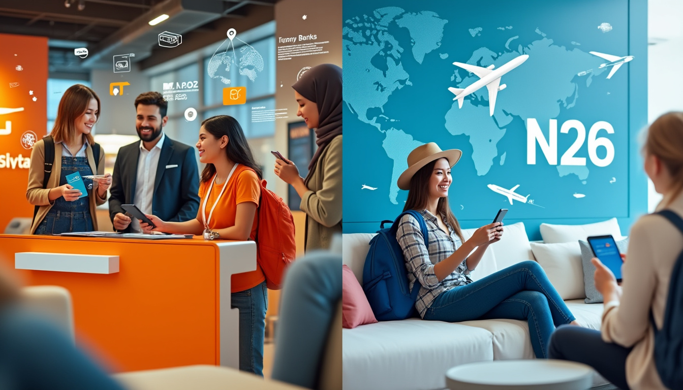 Orange Bank ou N26 : analyse des services bancaires pour les voyageurs.